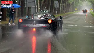 Ferrari LaFerrari Aperta  Powerslides amp Brutal Accelerations [upl. by Erline957]