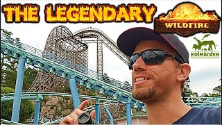 Wildfire Front Row On Ride POV  Kolmården [upl. by Aikyt345]