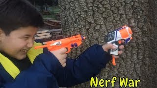 Nerf microshots mini nerfler için savaş yaptıkNerf war EFE ile KEREM [upl. by Favrot]