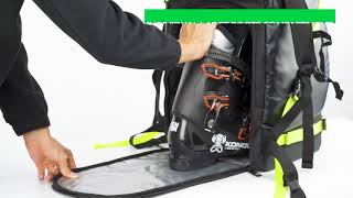 Gonex Ski Boot Bag Backpack for Winter Skiing Escapes [upl. by Eselahs]