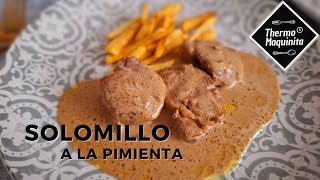 SOLOMILLO a la PIMIENTA con THERMOMIX Alta Temperatura [upl. by Freda77]