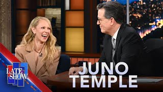 How Juno Temple Keeps Her Essex And Minnesota Accents From Mingling [upl. by Etnad465]