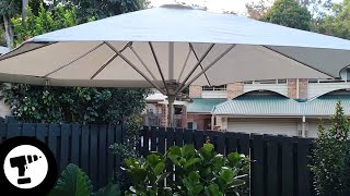 Umbrosa Paraflex umbrella installation [upl. by Silecara]