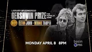 Elton John and Bernie Taupin Gershwin Prize for Popular Music  Promo [upl. by Sulamith]