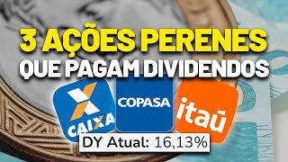 ATÉ 16 DE DIVIDEND YIELD GRANDES DIVIDENDOS NA COPASA CSMG3 ITAÚ ITUB3 e CAIXA SEGURIDADE CXSE3 [upl. by Leckie]