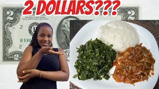 UNBELIEVABLE 😳 A DELICIOUS 2 LUNCH IN KAMPALA UGANDA [upl. by Adnavoj]