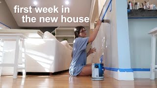 moving vlog — making the new house into a home [upl. by Whiney]