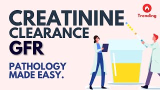 Creatinine Clearance in under 5 mins l GFR l Pathology Made Easy [upl. by Nedla]