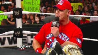 John Cena and CM Punks Undisputed Championship Match Contract Signing [upl. by Idnahs385]