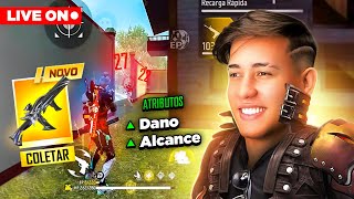 LEVELUP AO VIVO 💙 RANKED SOLO X SQUAD 💙 FREE FIRE MOBILE 💙 [upl. by Sollars]