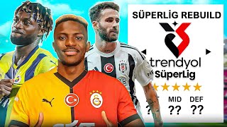 SÜPER LİGdeki TÜM YENİ TRANSFERLER AYNI TAKIMDA  FC 24 REBUILD KARİYER MODU [upl. by Xirdnek86]