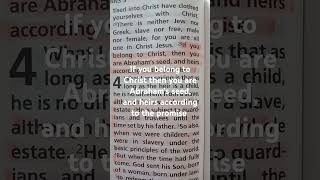 Galatians 3 vs 29 says [upl. by Dahsra]