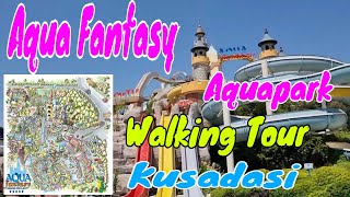 Aqua Fantasy  Aquapark  Walking Tour  Kusadasi [upl. by Arba]