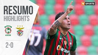 Highlights  Resumo Marítimo 20 Benfica Liga 1920 29 [upl. by Wamsley]