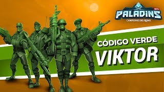 Revelación de aspecto CÓDIGO VERDE VIKTOR  Paladins [upl. by Sopher]