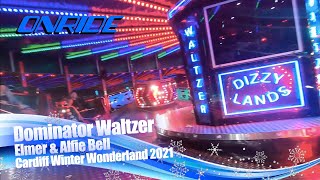 Dominator Waltzer Elmer amp Alfie Bell Onride  Cardiff Winter Wonderland 2021 [upl. by Marissa]