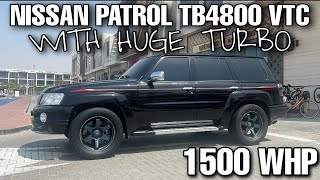 1500 WHP Nissan Patrol TB4800 VTC HUGE TURBOquot Insane Dragy pulls from 100200 Kmh [upl. by Yecaw]