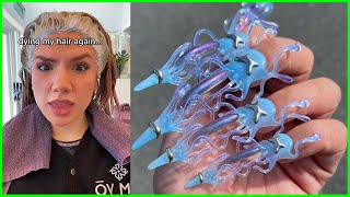 🏵️ NAIL ART STORYTIME TIKTOK 🏵️ NEW Bailey Spinn Idol  POVs Tiktok 42 [upl. by Elwyn684]