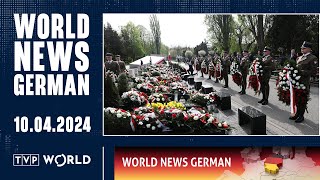 Poland commemorates 14th anniversary of Smolensk air disaster  World News German [upl. by Acirretahs116]