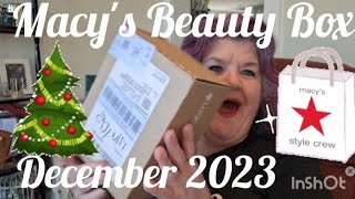 Macys Beauty Box December 2023 [upl. by Farr]