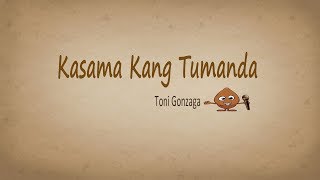 Kasama kang tumanda  Toni Gonzaga Karaoke version [upl. by Epilihp]