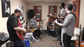 David Bowie  Fame  Live Cover from Dereks Guitar Room with Eddie Owen [upl. by Aihsi52]