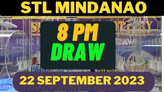 STL Mindanao result today 8pm Live 22 September 2023 [upl. by Rikki305]