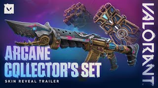 ARCANE SEASON 2 COLLECTOR’S SET  Skin Reveal Trailer  VALORANT [upl. by Swope661]