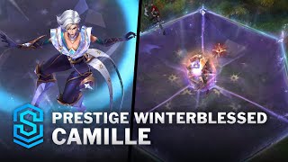 Prestige Winterblessed Camille Skin Spotlight  PreRelease  PBE Preview  League of Legends [upl. by Herzberg]