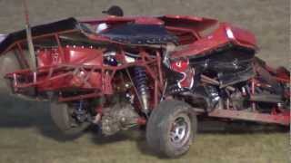 Modified Crash Jim MalleryAndy Bishop Incar  Gas City Speedway 7612 [upl. by Nnaegroeg]