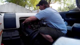 omc cobra volvo penta outdrive removal part 2 [upl. by Codie]