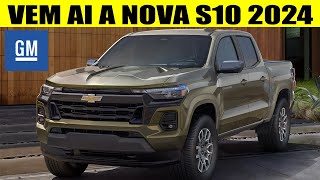 NOVA GERAÇÃO DA CHEVROLET S10 2024 VERSÕES PREÇO E DATA DE LANÇAMENTO [upl. by Deuno]