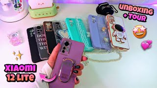 TOUR PELAS MINHAS CAPINHAS DA SHOPEE  UNBOXING  XIAOMI 12 LITE [upl. by Aivax]