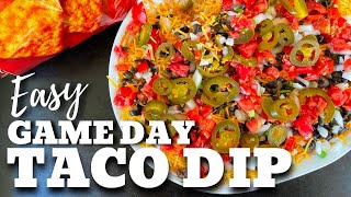 Easy Mexican Taco Dip [upl. by Aubarta341]