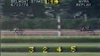 Affirmed vs Alydar  1978 Belmont Stakes 9th Meeting [upl. by Htiderem]