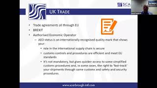 AEO Authorised Economic Operator in United Kingdom CTPAT [upl. by Vernen91]