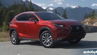 2015 Lexus NX 300h Test Drive Video Review  Hybrid Compact Luxury Crossover [upl. by Drarej772]