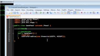 Part 1  Basic Game Programming in Java  The Game Loop [upl. by Lebiralc915]