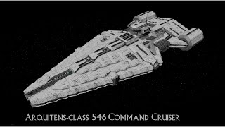 Arquitensclass 546 Command Cruiser  Star Wars  Space Engineers [upl. by Narba441]