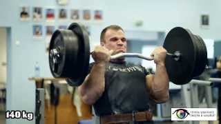 Denis Cyplenkov Biceps curls 140 kg x 5 [upl. by York]