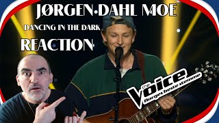 Jørgen Dahl Moe  Dancing In the Dark Bruce Springsteen  The Voice Norway ║ Réaction Française [upl. by Anirbes]