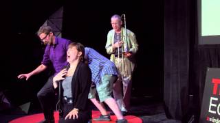 The art of improvisation  Rapid Fire Theatre  TEDxEdmonton [upl. by Il394]