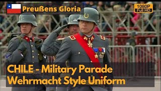 Chile Military Parade  Wehrmacht Style Uniform CompilationGran Parada Militar de Chile Full HD [upl. by Zed]