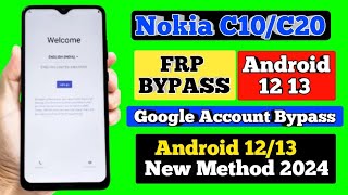 How To Unlock Nokia C10 C20 frp Bypass PinPatternPassword amp FRP Lock  TA1352 TA1342 FRP Unlock [upl. by Akayas615]