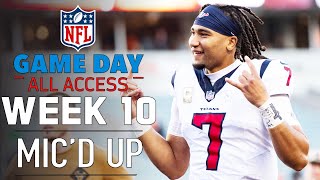 NFL Week 10 Micd Up quotIm scared of our defensequot  Game Day All Access [upl. by Ylelhsa]