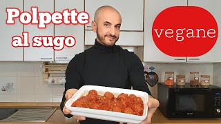 Polpette al sugo fatte in casa  ricetta vegana senza carne  facili da fare  Laboratorio Domestico [upl. by Nahttam]