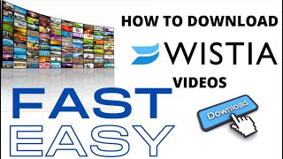 SOLVED How to Download WISTIA Video from a Website [upl. by Doyle]