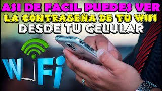 📱Cómo Ver Mi Contraseña WiFi  Fácil y Rápido  2024  Desde Tu Celular [upl. by Einnos]