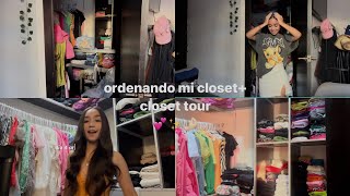 ordenando mi closet  CLOSET TOUR ✨✨ [upl. by Oriana]