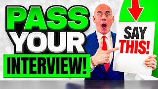 INTERVIEW QUESTIONS amp ANSWERS How to PASS a JOB INTERVIEW LIVE MOCK INTERVIEW [upl. by Neurath]